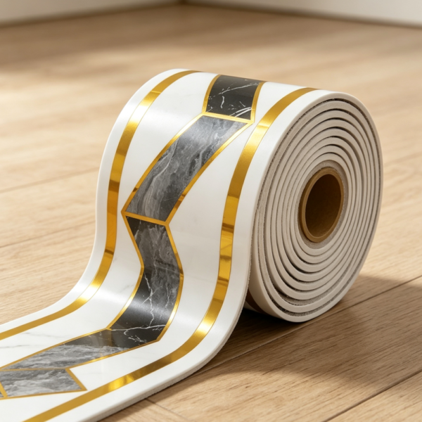 Marble Self-Adhesive Vinyl Wall Base Border Sticker