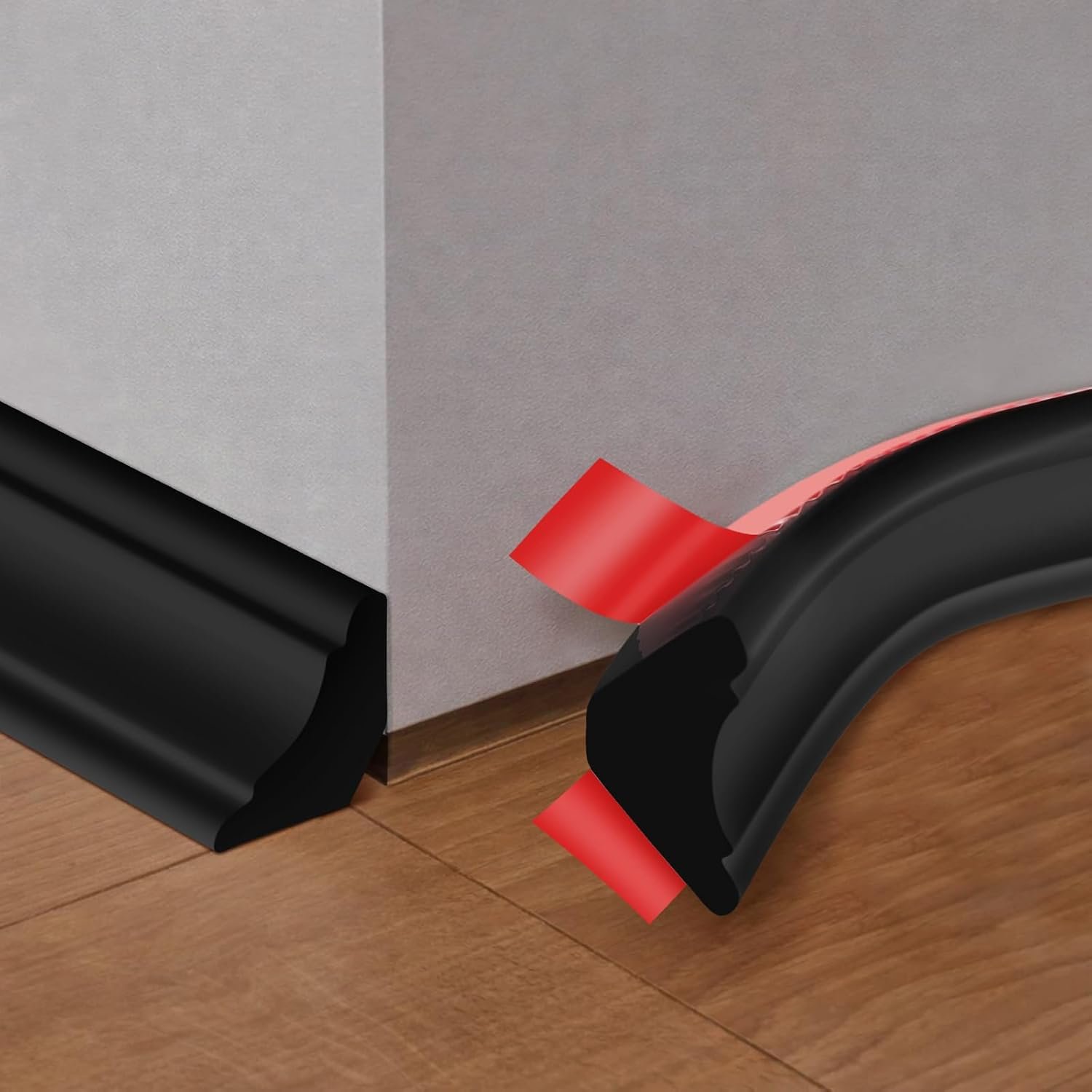 Black Self-Adhesive TPE Quarter Round Trim