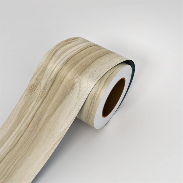 Wood Grain Self-Adhesive PVC Waist Line Wall Border Sticker