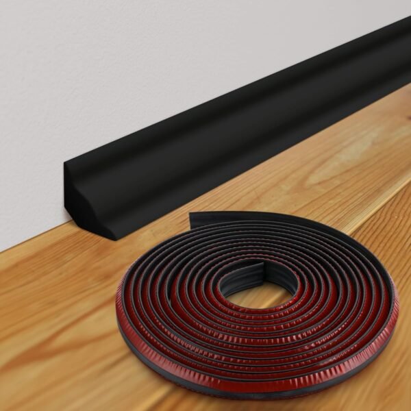 Black Self-Adhesive TPE Quarter Round Trim
