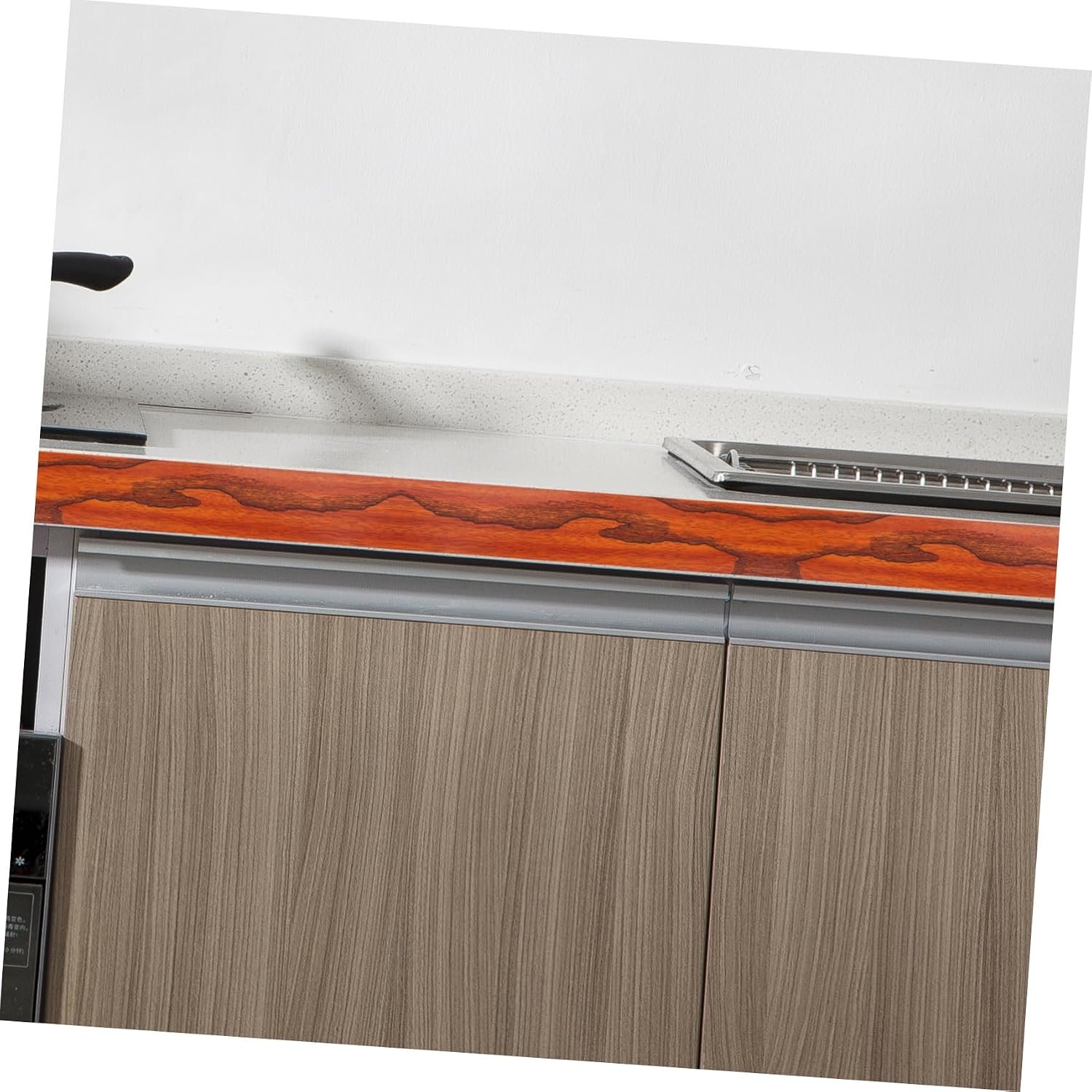 Self-Adhesive Marble Wood Grain Furniture Baseboard Sticker - Image 2