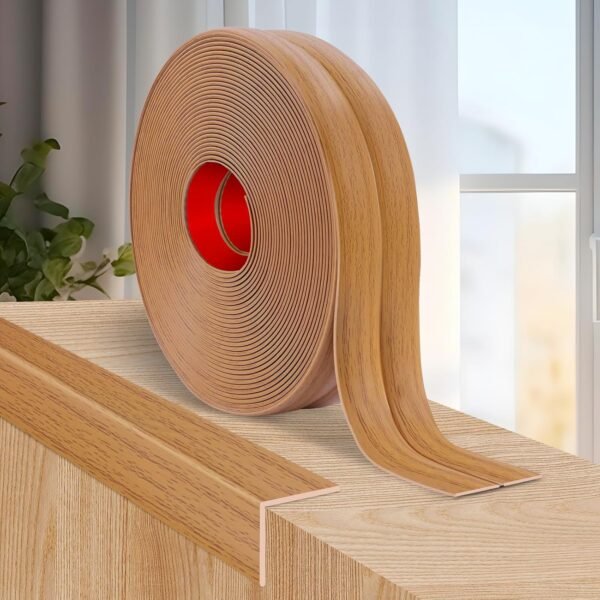 Light Brown Wood Grain Self-Adhesive Corner Protector