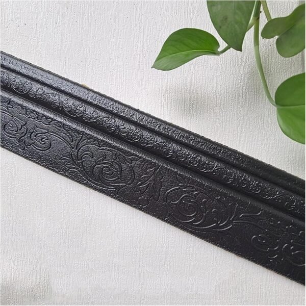Black 3D Self-Adhesive Skirting Sticker